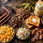 Cousin's Bar-B-Q menu prices 2026 BBQ brisket platter