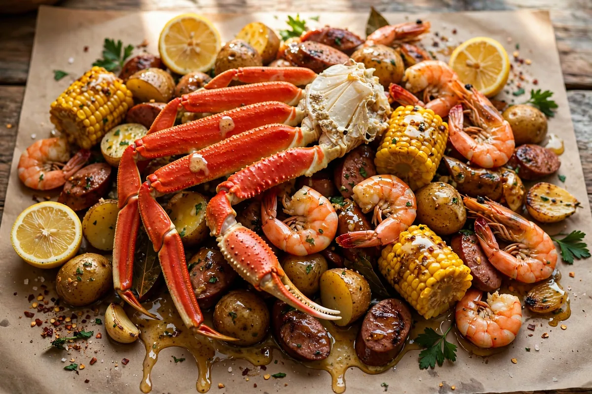 Crab N Spice menu prices 2026 Cajun seafood boil with crab legs shrimp corn and potatoes