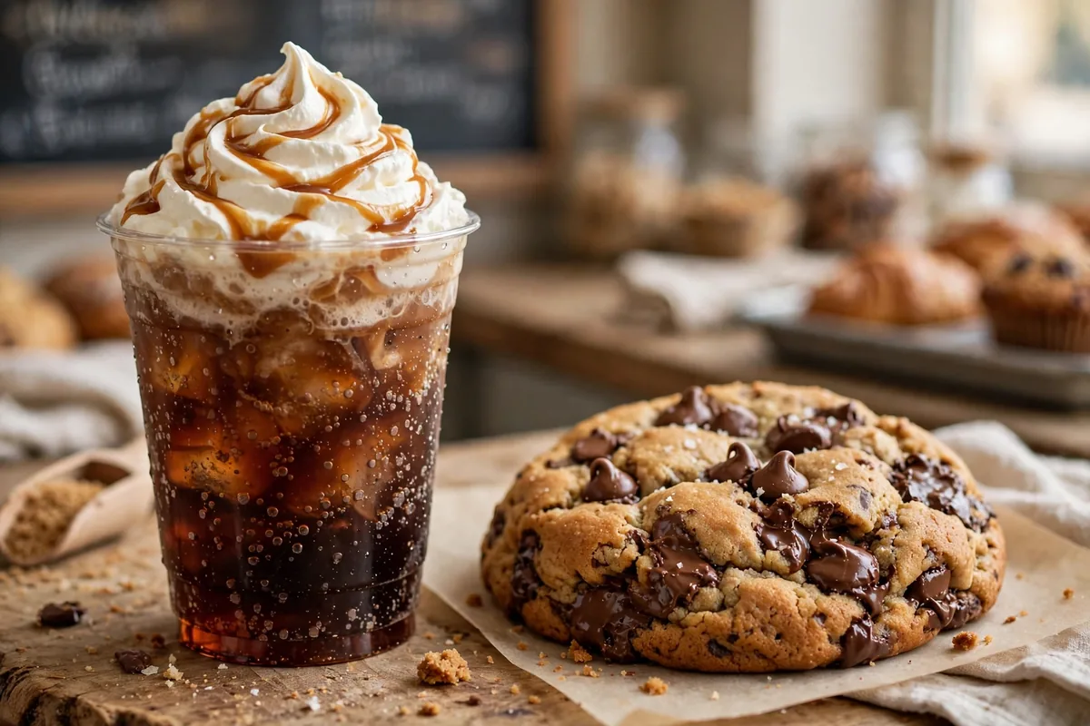 Crave Cookies loaded soda and warm cookie: Crave Cookies menu near me