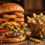 Crave Real Burgers menu