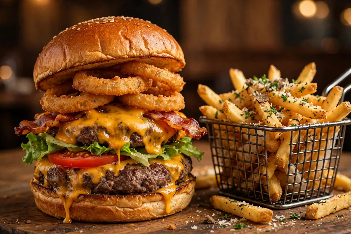 Crave Real Burgers menu