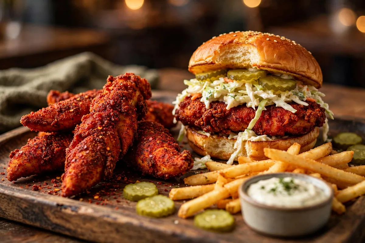 crimson coward menu prices 2026 nashville hot chicken tenders sandwich