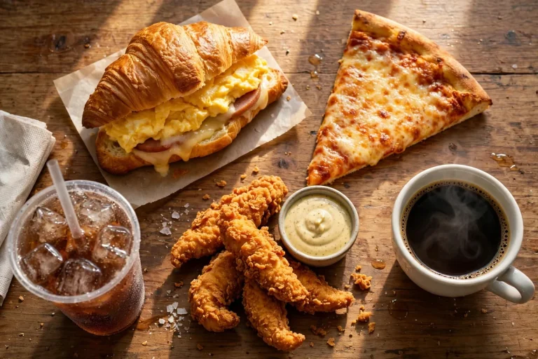 Cumberland Farms menu prices 2026 breakfast sandwich pizza chicken tenders coffee