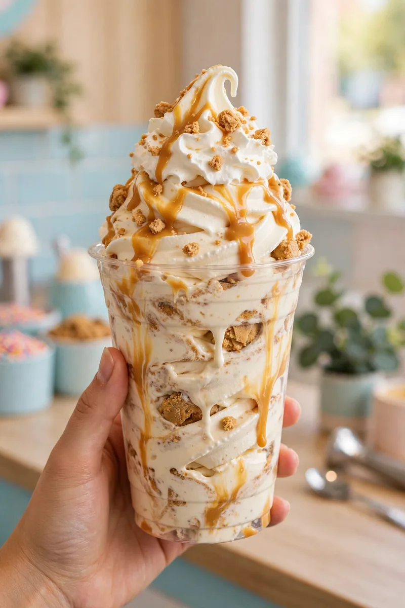 Dairy Queen secret menu Blizzard with whipped cream and toppings
