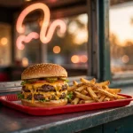 Dick's Drive-In deals: double cheeseburger and hand-cut fries at the drive-in window