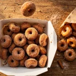 DonutNV menu prices 2026 hot mini donuts box with cinnamon sugar