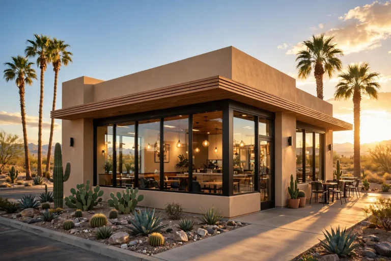 eegees menu locations guide: Arizona sandwich shop storefront at sunset