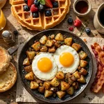 The Egg & I menu prices 2026 eggs benedict breakfast table