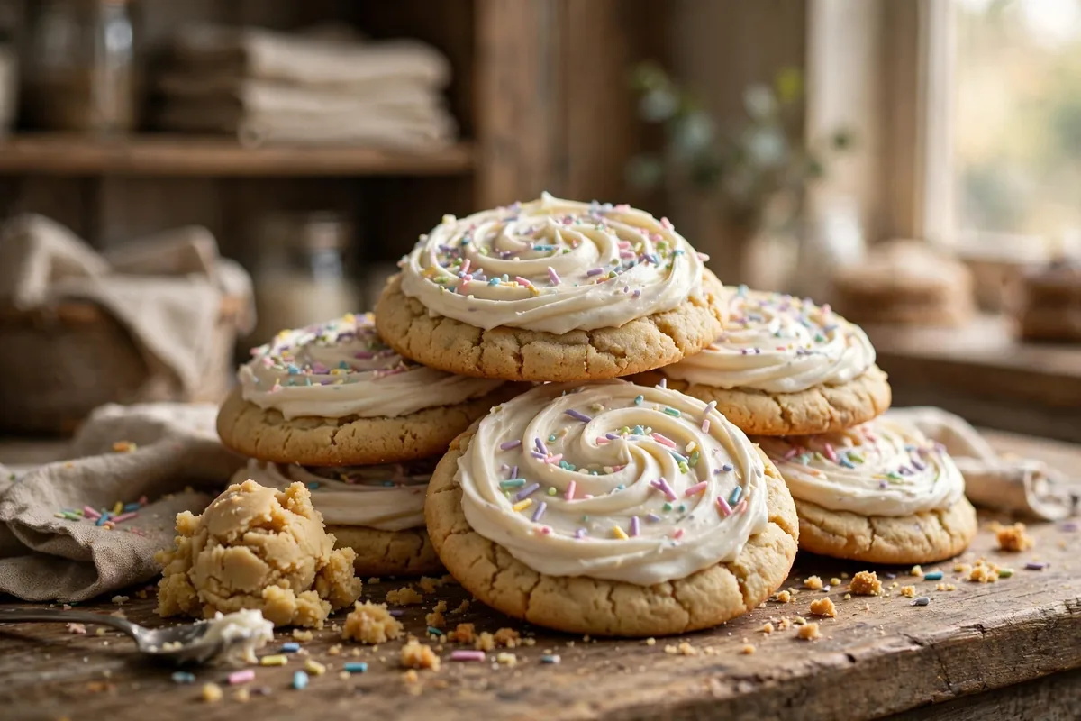 Eileens cookies menu 2026 frosted sugar cookies bakery display