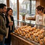 Einstein Bros Bagels locations near me, bakery storefront
