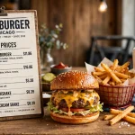 Epic Burger Chicago menu prices 2026