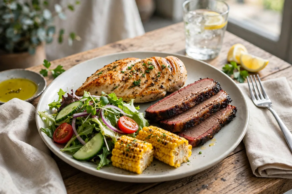 Famous Dave's menu calories lighter meal options