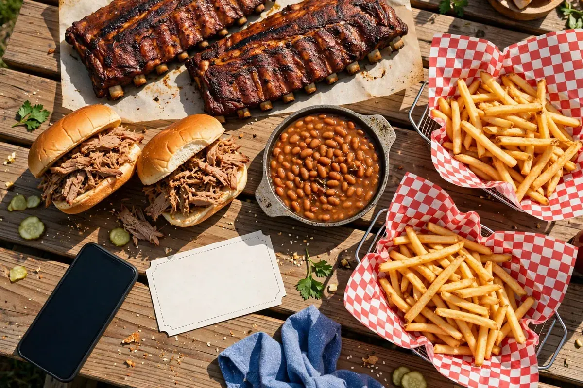 Famous Daves deals BBQ feast with coupon card