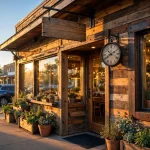 Farmer Boys working hours: restaurant storefront at opening time