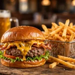 Ford's Garage menu prices 2026 bacon cheeseburger and fries