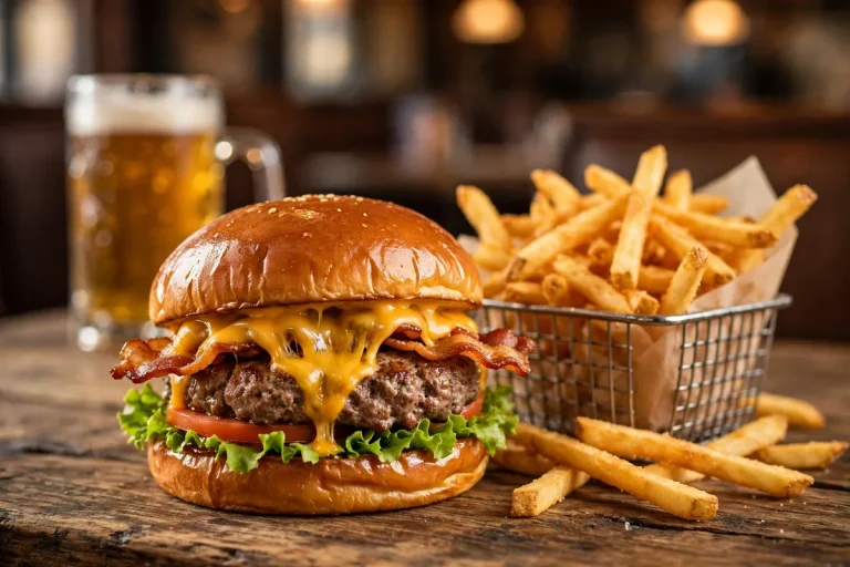 Ford's Garage menu prices 2026 bacon cheeseburger and fries