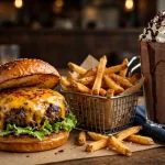 Fosters Grille menu prices 2026 charburger fries and milkshake