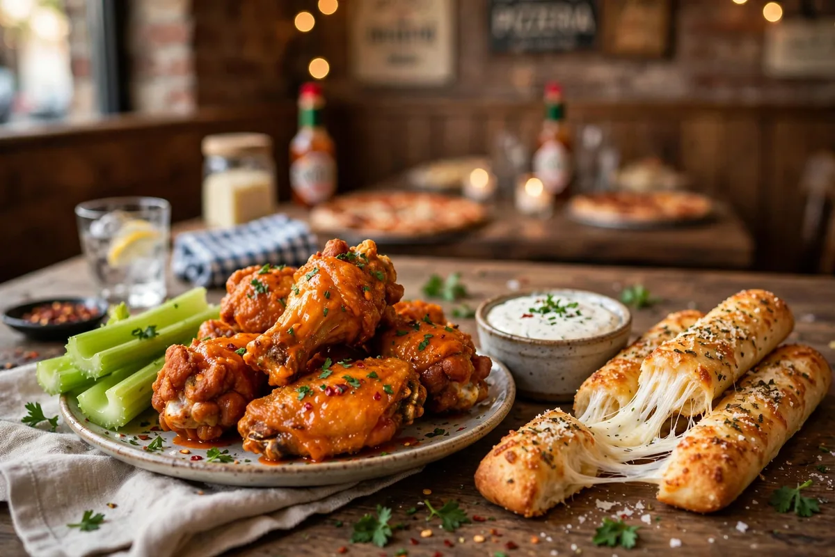 Fresh Brothers pizza wings and breadsticks menu prices