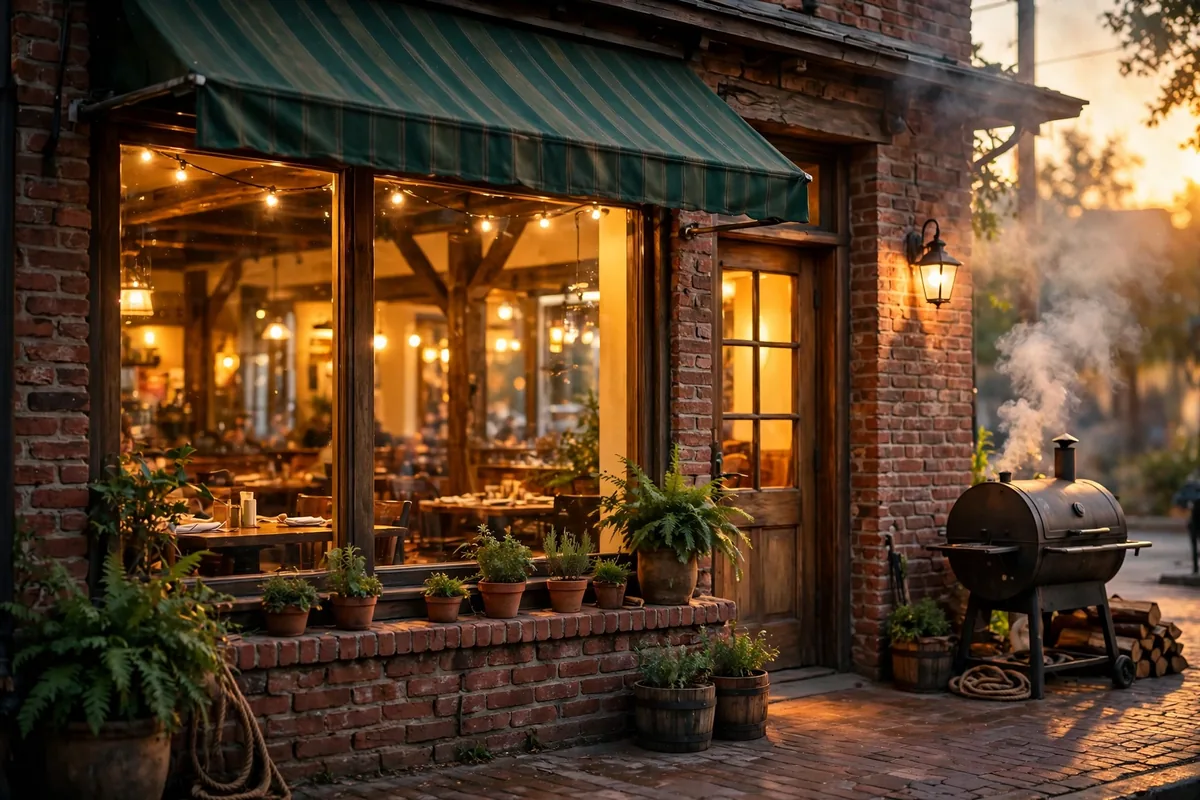 Gates Bar-B-Q working hours guide: Kansas City barbecue restaurant storefront