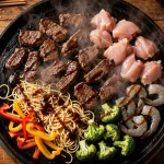 Genghis Grill menu prices 2026 Mongolian stir fry build your own bowl