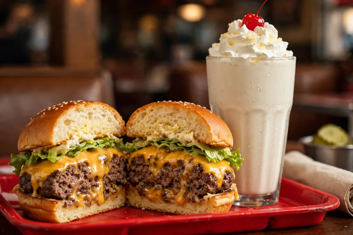 Gino's Burgers and Chicken menu prices 2026 double cheeseburger fries and milkshake