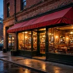 Giordanos locations near me - Chicago pizzeria storefront at dusk