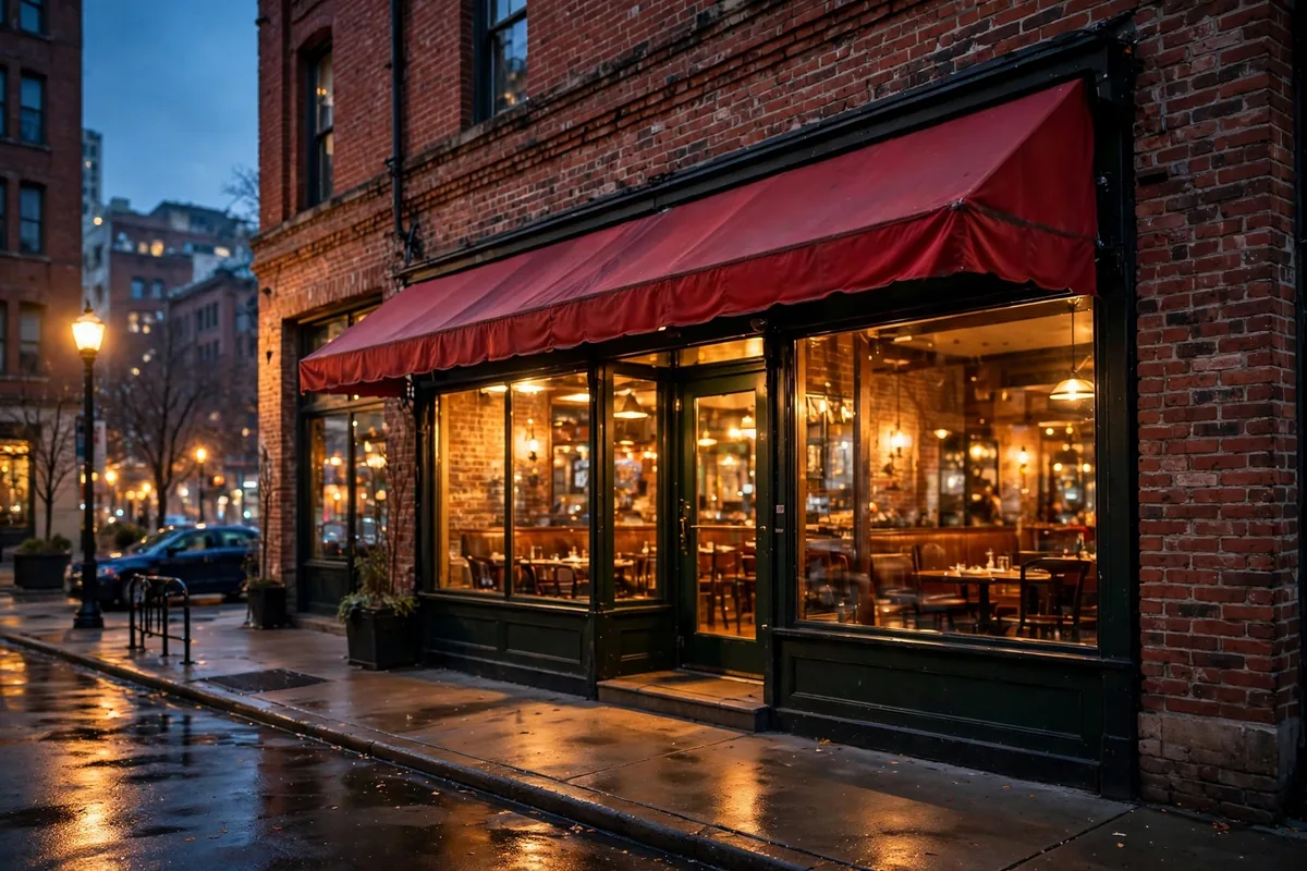 Giordanos locations near me - Chicago pizzeria storefront at dusk