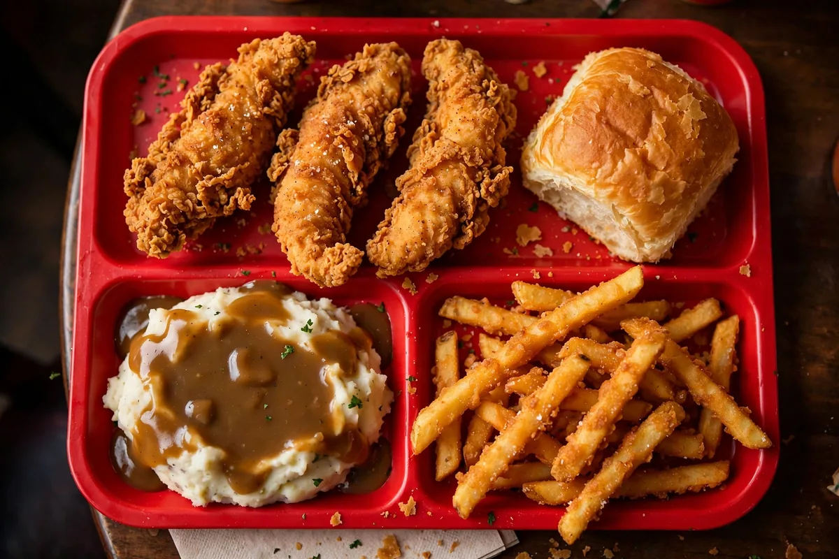 Golden Chick menu