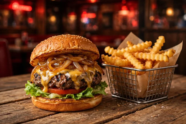 Habit Burger menu deals - Charburger and fries