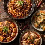 Han Dynasty menu prices 2026 Sichuan dan dan noodles mapo tofu dumplings scallion pancakes