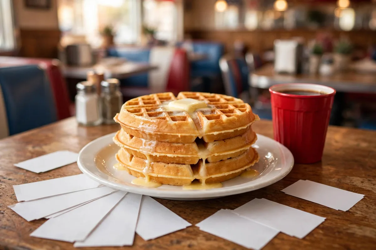 Huddle House coupons and waffle breakfast deal