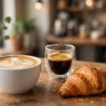 intelligentsia coffee menu prices 2026 latte art espresso and croissant