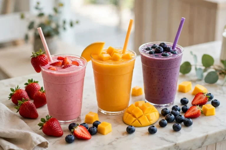 Jamba secret menu smoothies in colorful cups