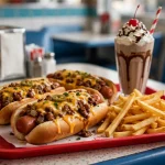 James Coney Island menu prices 2026 chili cheese hot dogs fries and milkshake