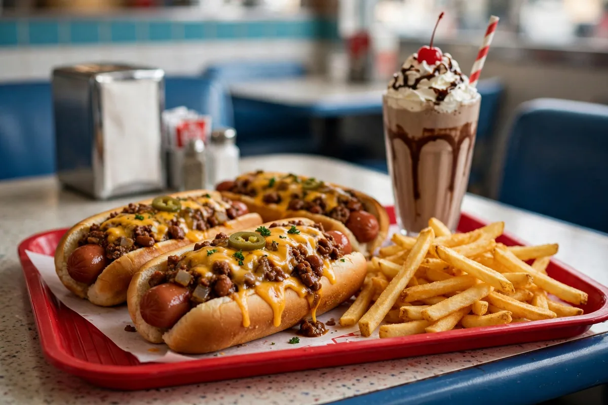 James Coney Island menu prices 2026 chili cheese hot dogs fries and milkshake