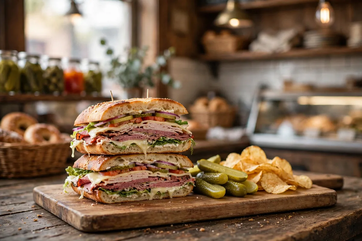 Jason's Deli secret menu guide with a custom deli sandwich