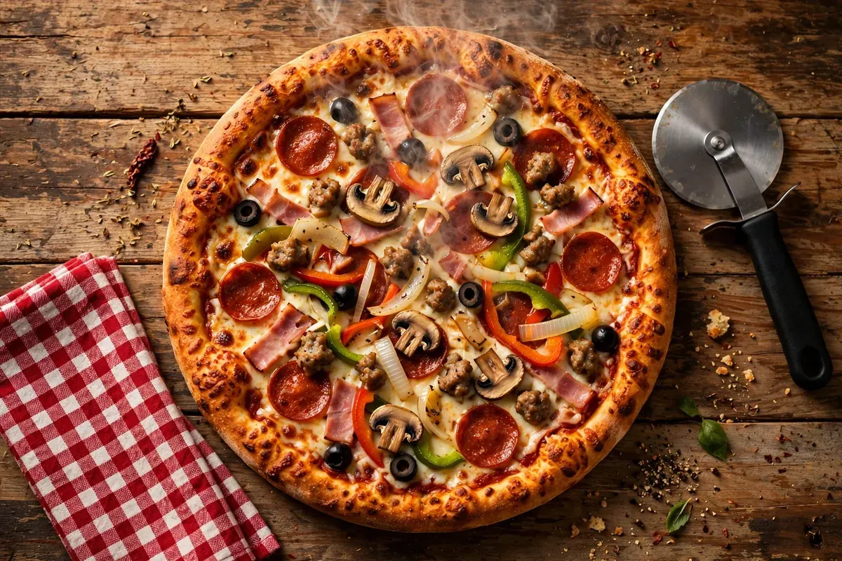 Johnny's Pizza House menu prices 2026 pepperoni supreme pizza