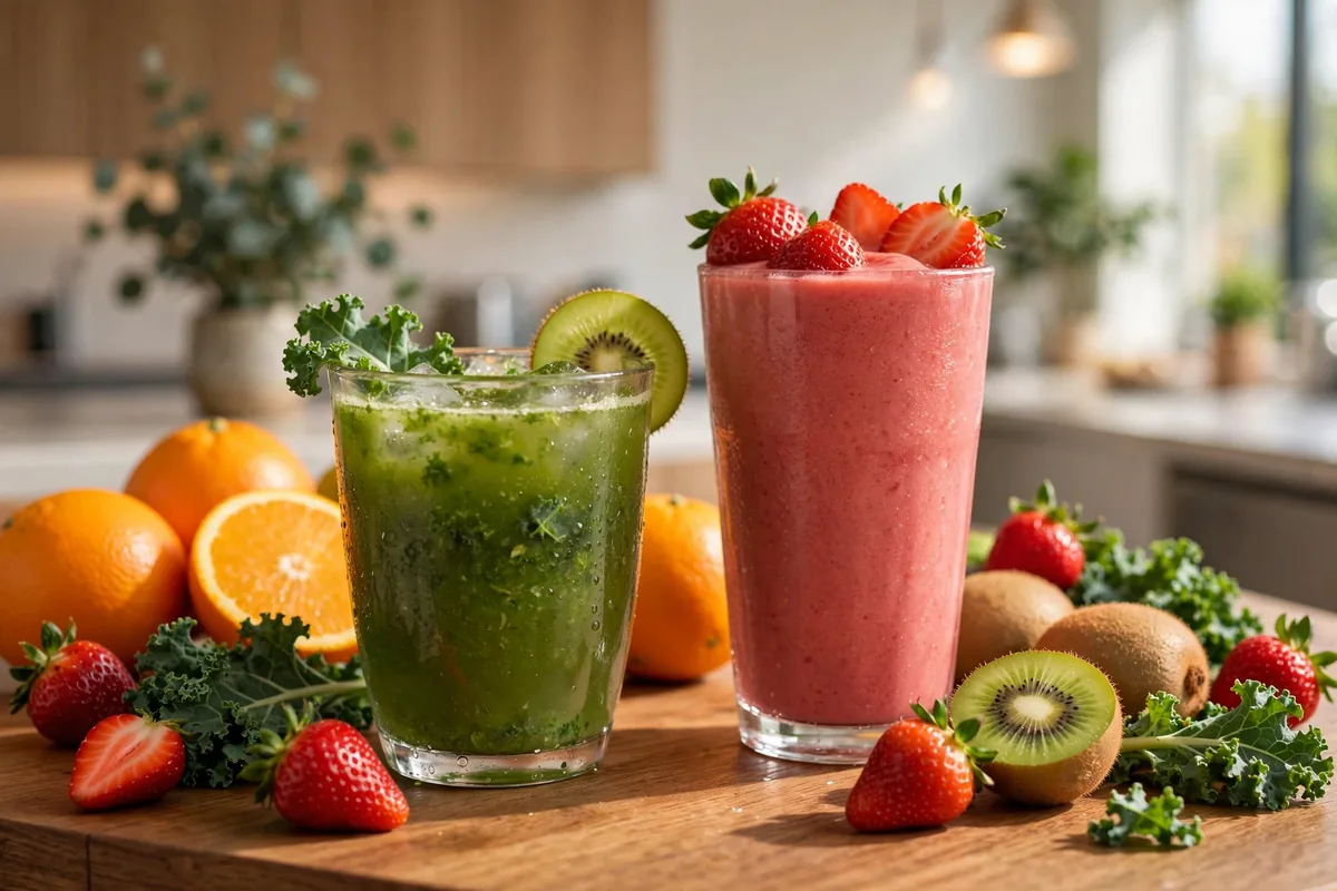 Juice It Up menu fresh raw juices and smoothies in store