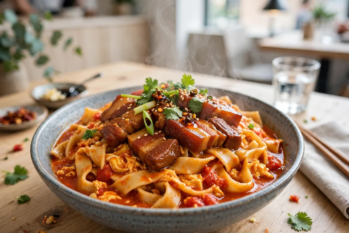 Junzi Kitchen knife-cut noodles menu prices