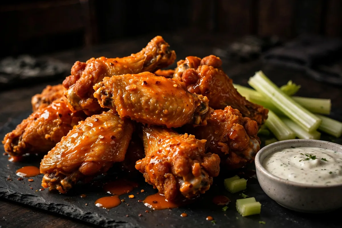 Just Pizza buffalo chicken wings prices 2026 close up