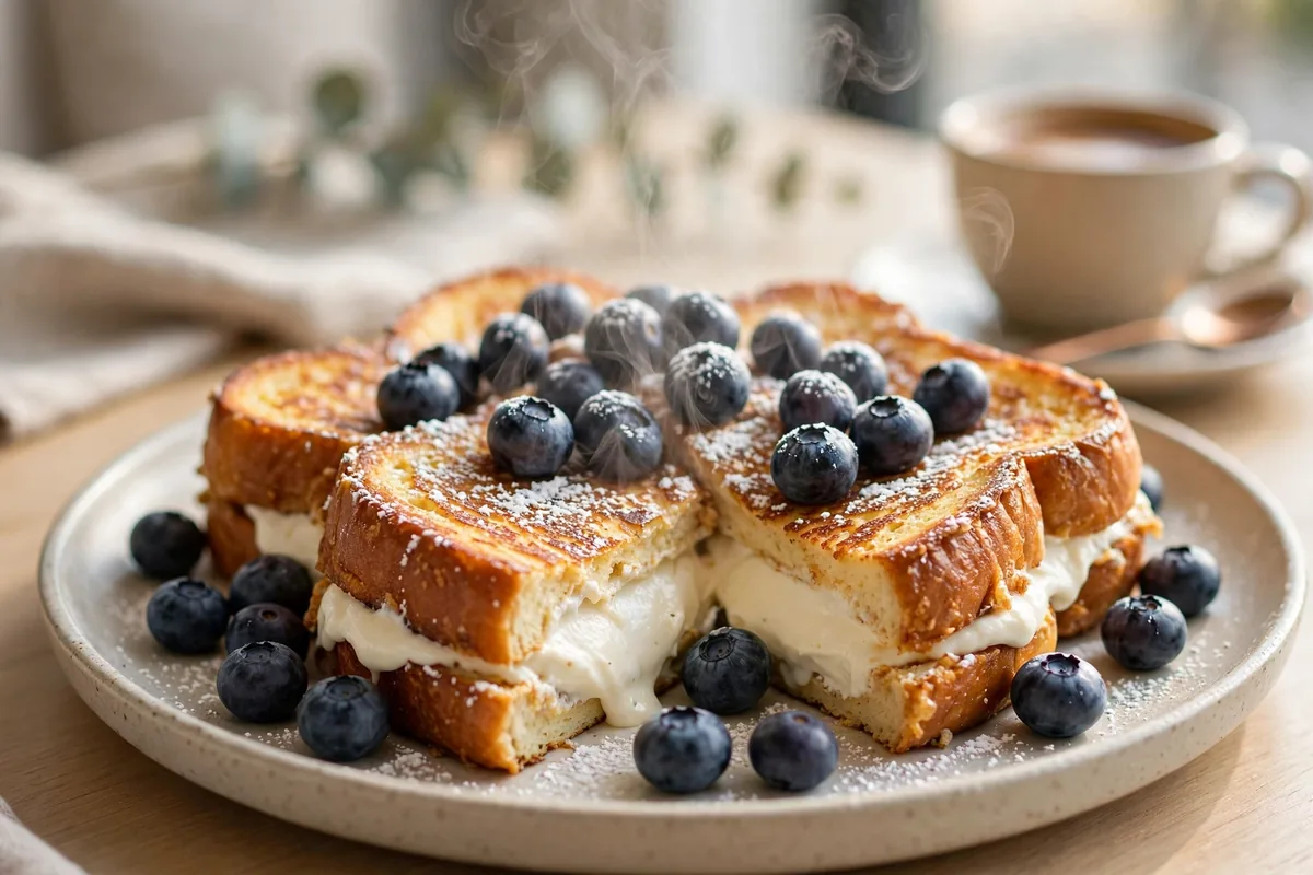 Keke's breakfast cafe stuffed French toast with cream cheese filling and blueberries prices 2026