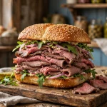 Kelly's Roast Beef calories: roast beef sandwich nutrition