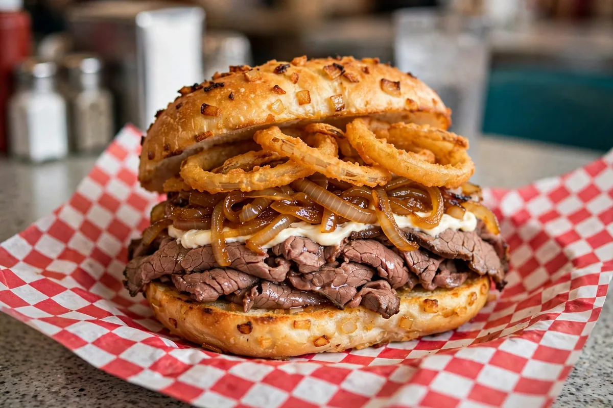Kelly's Roast Beef secret menu roast beef sandwich with melted cheese