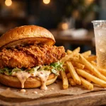 KFC BOGO chicken sandwich deal: crispy spicy chicken sandwich with fries