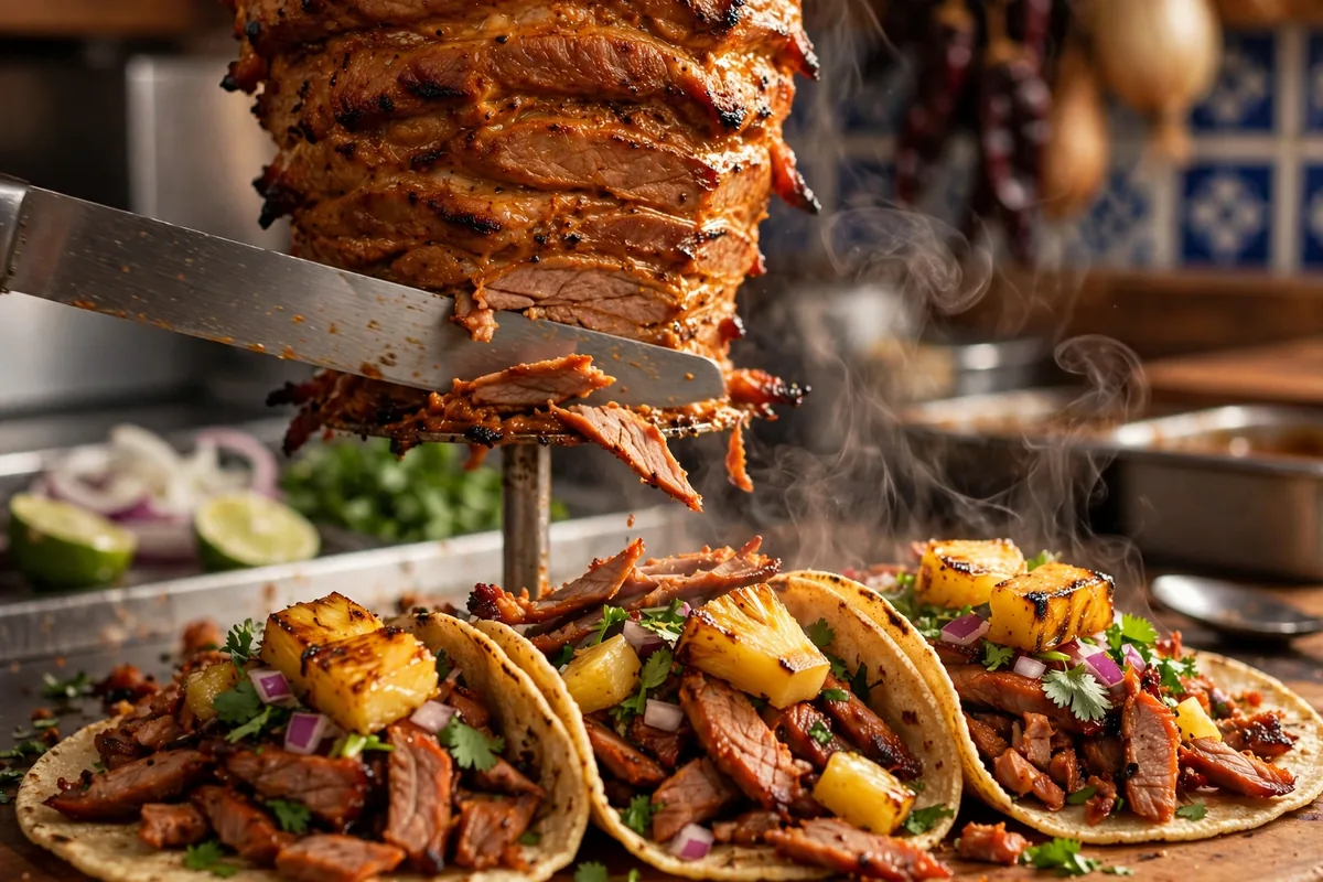 Tacos al pastor at King Taco menu with prices