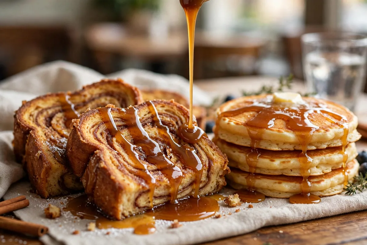 Kneaders chunky cinnamon French toast breakfast close-up