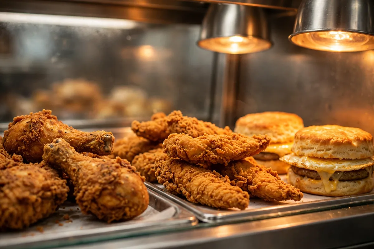 Kwik Trip Hot Spot fried chicken and breakfast sandwiches menu prices 2026