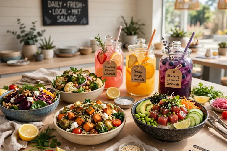 Lemonade menu prices 2026 colorful salad bowls and handcrafted lemonades