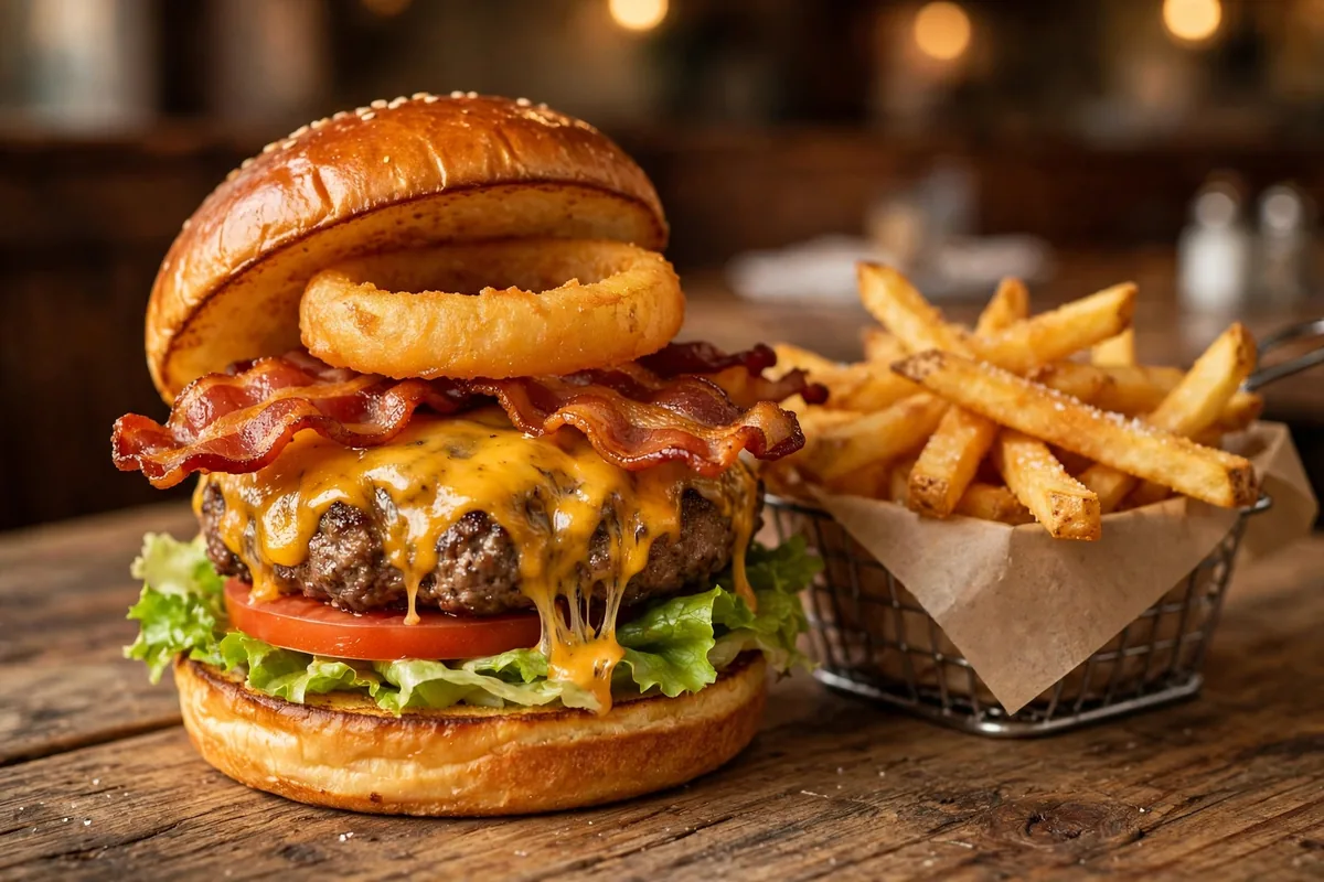 Liberty Burger menu prices 2026 gourmet burger and fries