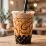 Lollicup menu prices 2026 brown sugar boba milk tea with tiger stripes